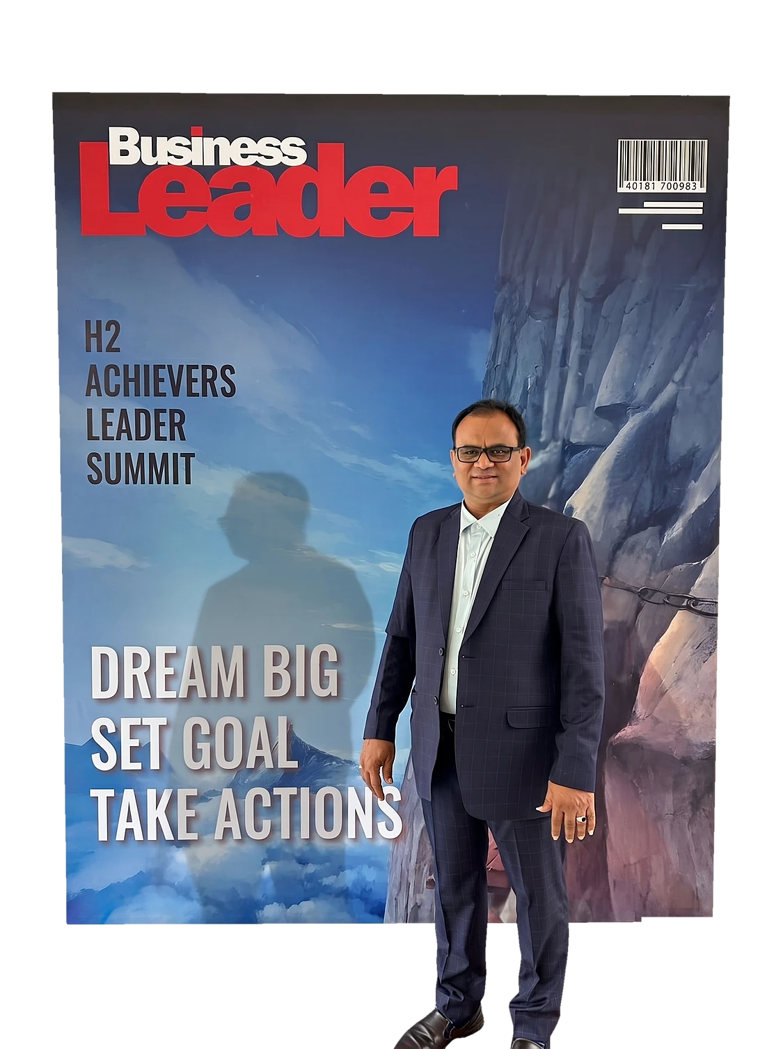 Jainik Shah at the Business Leader H2 Achievers Leader Summit